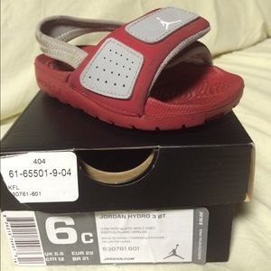 Jordan Hydro 3 Slides red grey 6C